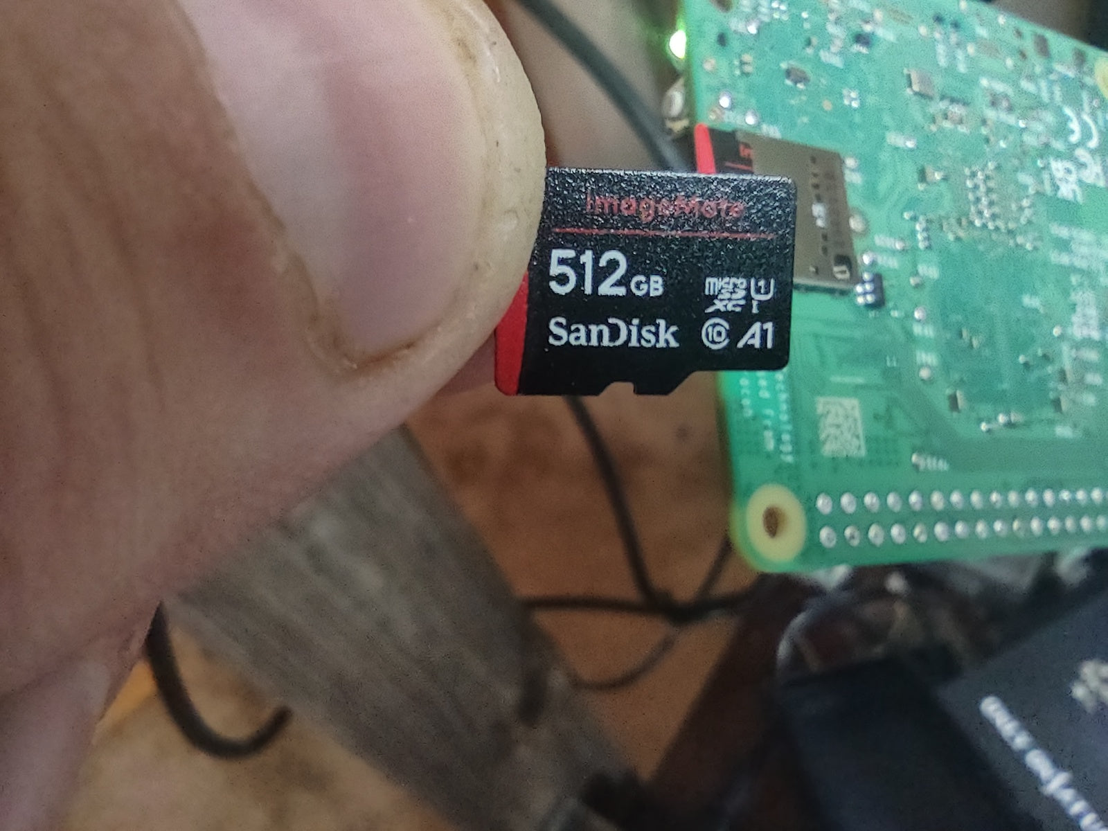 Raspberry Pi 5 512GB preloaded SD card